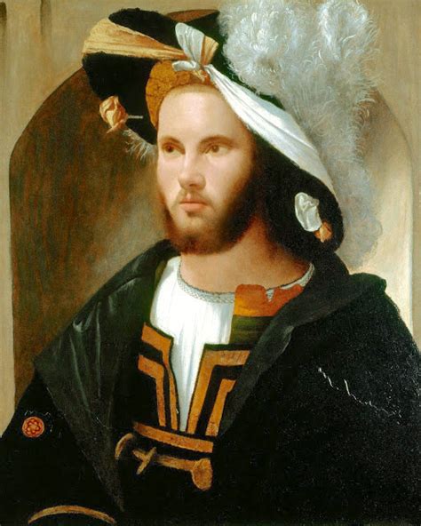 Girolamo De Romano Detto Il Romanino 1484 1566 Ritratto Di Uomo C
