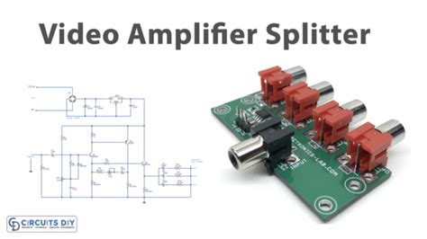 Video Amplifier Splitter Using Transistor