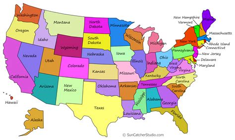 Printable Us Map With States Printable Maps