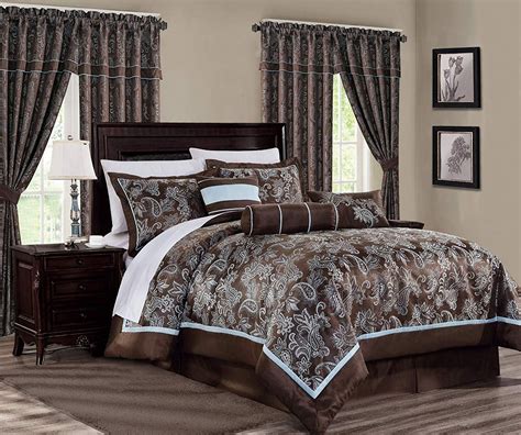 Free 2 Day Shipping Buy Chezmoi Collection Tuscany 7 Piece Blue Brown