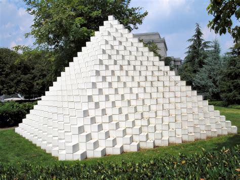 Sol Lewitts Pyramid How Might You Count Those Blocks Sol Lewitt