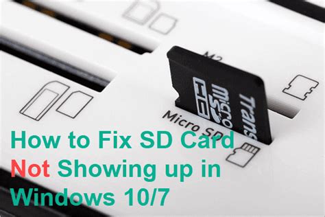 How To Fix Sd Card Not Detected In Windows 1110