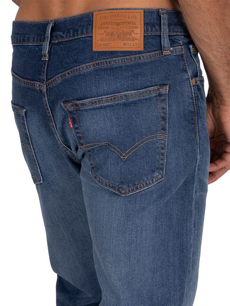 Levis Denim 502 Taper Jeans In Blue For Men Lyst
