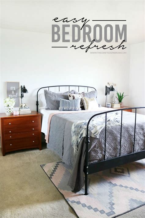 Easy Bedroom Refresh Bedroom Refresh Home Bedroom Rustic Bedroom Decor