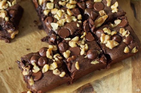 Rich Chocolaty Brownies Get A Hit Of Hidden Protein And Fiber Thanks