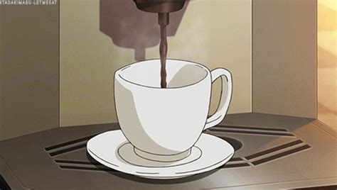 Aesthetic Anime Coffee Gif Animeoppaid