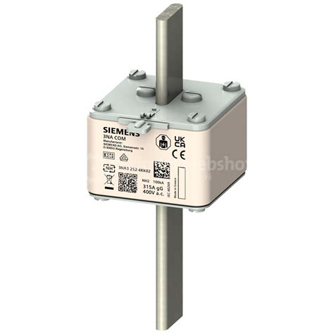 Siemens Industry Lv Hrc Fuse Link 3na Com With Metering Function With