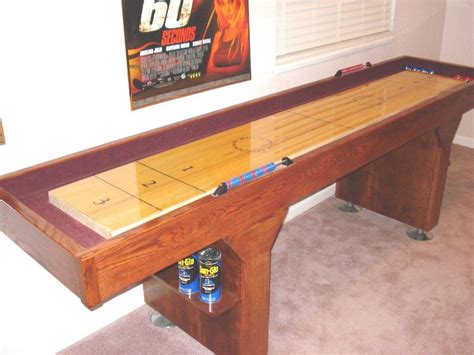 How To Build A Shuffleboard Table Shuffleboard Table Shuffleboard