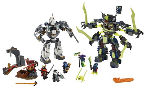 Lego Ninjago 70737 Titan Mech Battle Building Kit 673419229241 Ebay