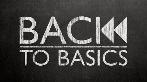 Back To The Basics Sermon Series Impact Christian Church