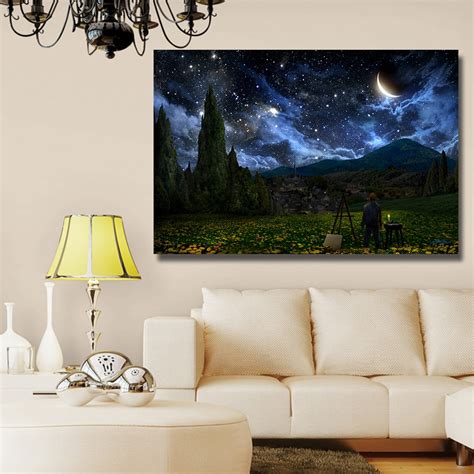 Embelish 1 Pieces Large Beautiful Landscape Wall Art Pictures For