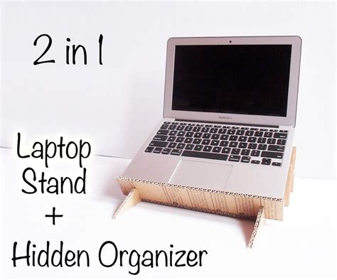 Diy Vertical Laptop Stand Cardboard Diy Online