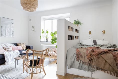 4 Fabulously Stylish Studio Apartments Apartment Bedroom Decor