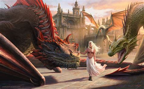 Mother Of Dragons By 1oshuart Targaryen Art Game Of Thrones Dragons