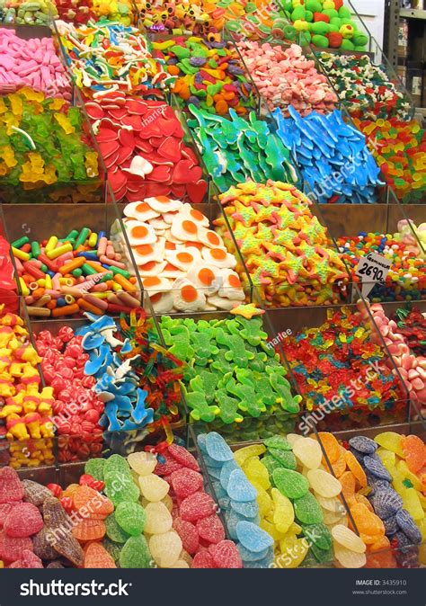 Assorted Colorful Candies Candy Shop Stock Photo 3435910 Shutterstock