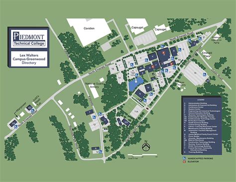 Campus Map Piedmont Technical College