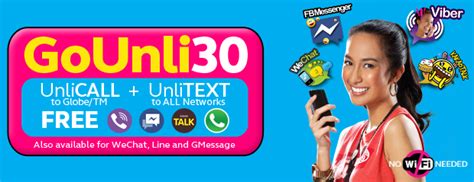 Globe Unli Call Unli Text And Text To All Networks Promo Sun