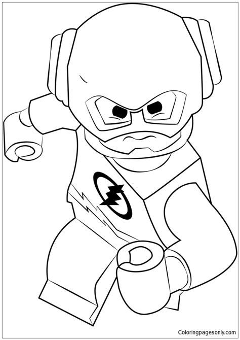 The Flash Logo Coloring Pages Free Printable Coloring Pages