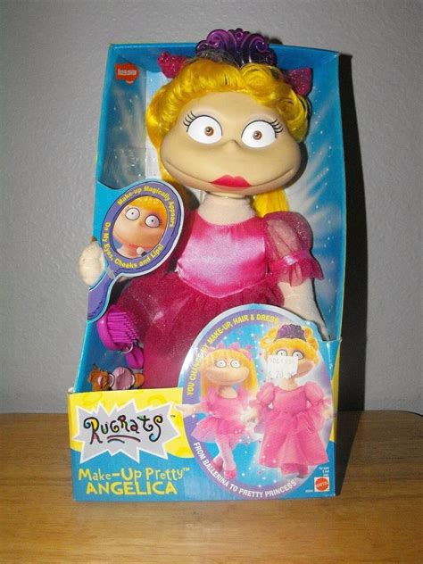 Vintage Mattel Rugrats Angelica Doll Make Up Pretty 1999 Vinyl Plush Free Sandh 1912006544