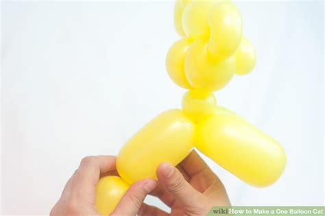 How To Make A One Balloon Cat With Pictures Wikihow
