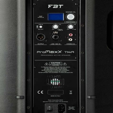 Fbt Promaxx 114a 900w Active Loudspeaker Dj Supplies Sound And