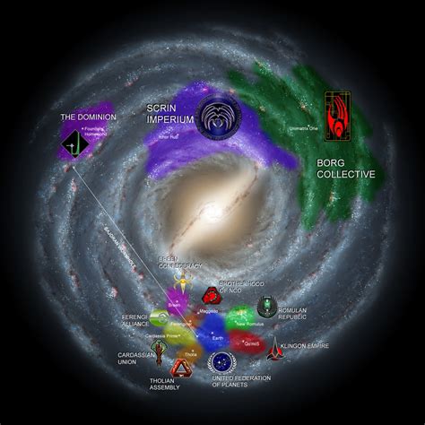 Territorial Maps Of Star Trek Space Rstartrek