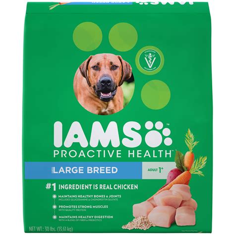 Iams Proactive Health Adult Large Breed Dry Dog Food Chicken 30 Lb
