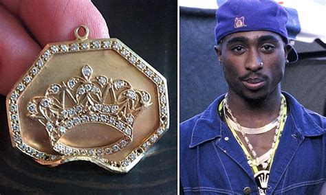 Tupacs Gold Necklace Which Was Damaged When He Was Shot Is On Sale For