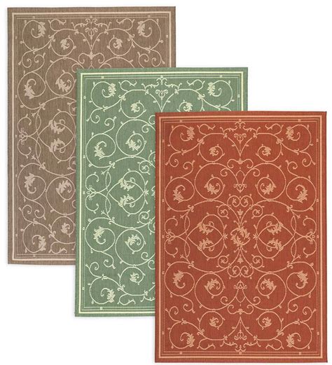Maybe you would like to learn more about one of these? Veranda Scroll Indoor/Outdoor Rug | Outdoor Rugs | Deck ...