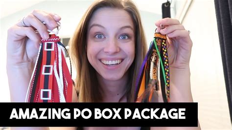 amazing po box package october 24 2017 youtube