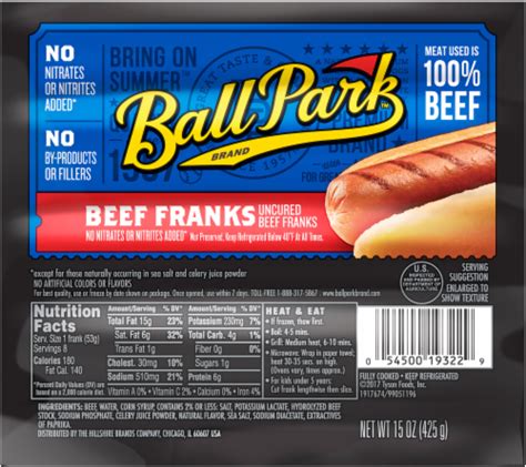 Ball Park Beef Franks 15 Oz Frys Food Stores