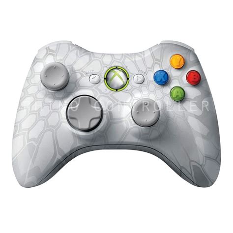 Xbox 360 Controller Wireless Glossy Wtp 628 Kryptek Yeti Custom Painted