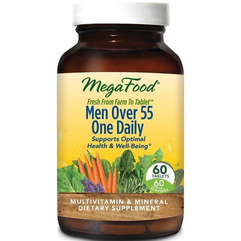 Men Over 55 One Daily 60 Tablets Spectrum Supplements