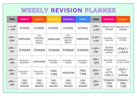 How Do I Make A Revision Timetable For My Exams Bbc Bitesize
