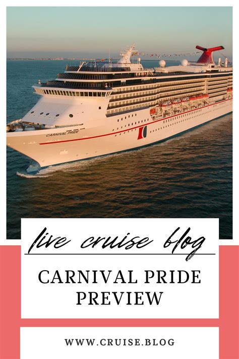 Live Blog Of Carnival Pride Sailing Let S Get Started Https Cruise