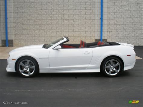 Summit White 2011 Chevrolet Camaro Ssrs Convertible Exterior Photo