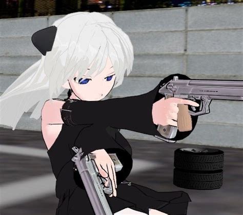 Aesthetic Gun Pfp Gif Anime Girl With A Gun Gifs Tenor My XXX Hot Girl