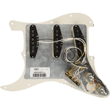 Pre Wired Strat Pickguard Hot Noiseless SSS Parts