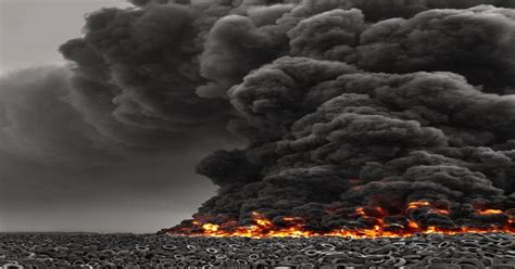 The Kuwait Tire Fire Pics