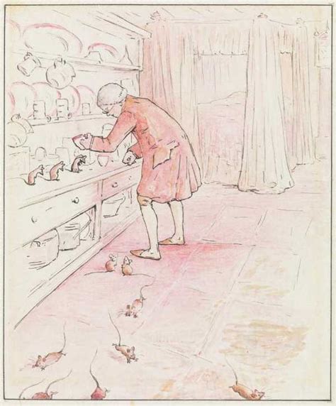 ‘the Mice Escape‘ Helen Beatrix Potter C1902 Tate