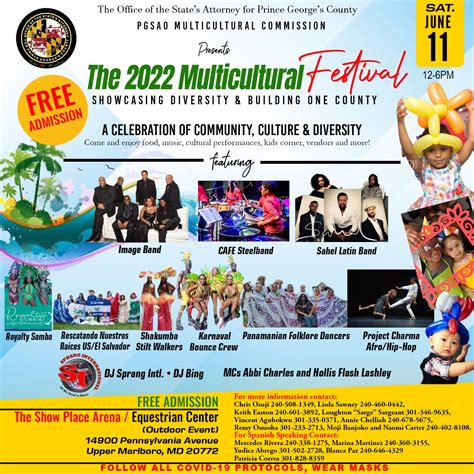 Free In MD on Twitter: "Free! The P.G. County Multicultural Festival is