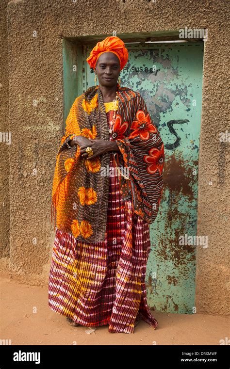 African Women Gambia Traditional Dress Stock Photos And African Women
