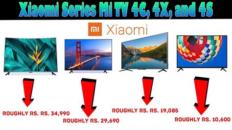 Xiaomi New Mi 4 Series Tv Models India Are They Best Budget 4k Hdr Tv 🔥 Youtube