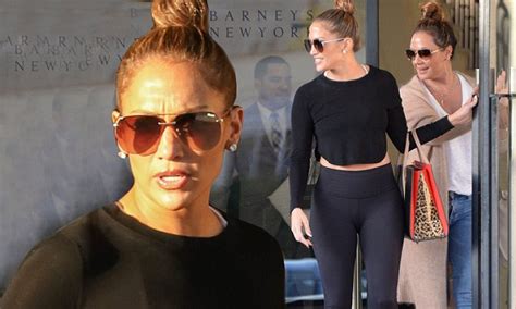 Jennifer Lopez And Bff Leah Remini Sport Matching Top Knots Daily