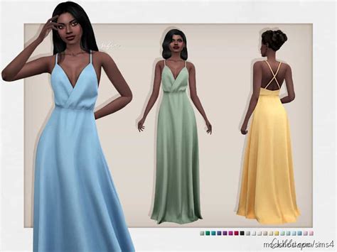 Calliope Dress Sims 4 Clothes Mod Modshost