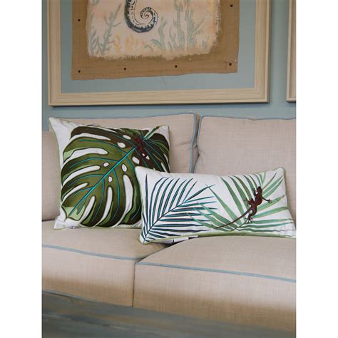 The medcline side sleeping pillow has a unique design to accommodate your arms, keeping them comfortable and free from excess pressure. Rightside Design I Sea Life Monstera Leaf and Lizard ...
