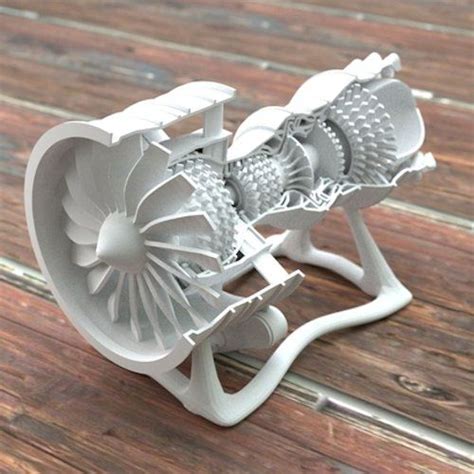 Turbine 3d Print Impression 3d Jet Engine Plane Engine Harley Quinn