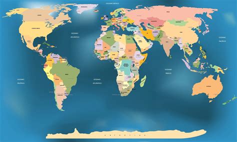 Mapa Mundi Com Nome De Todos Os Paises E Capitais