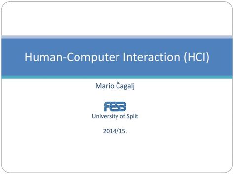 Ppt Human Computer Interaction Hci Powerpoint Presentation Free