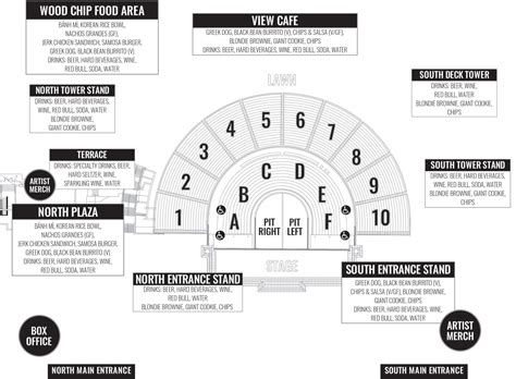 Greek Theater Berkeley Seating Chart With Seat Numbers Two Birds Home